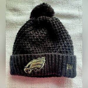 Philly Eagles knit beanie with fleece interior.
